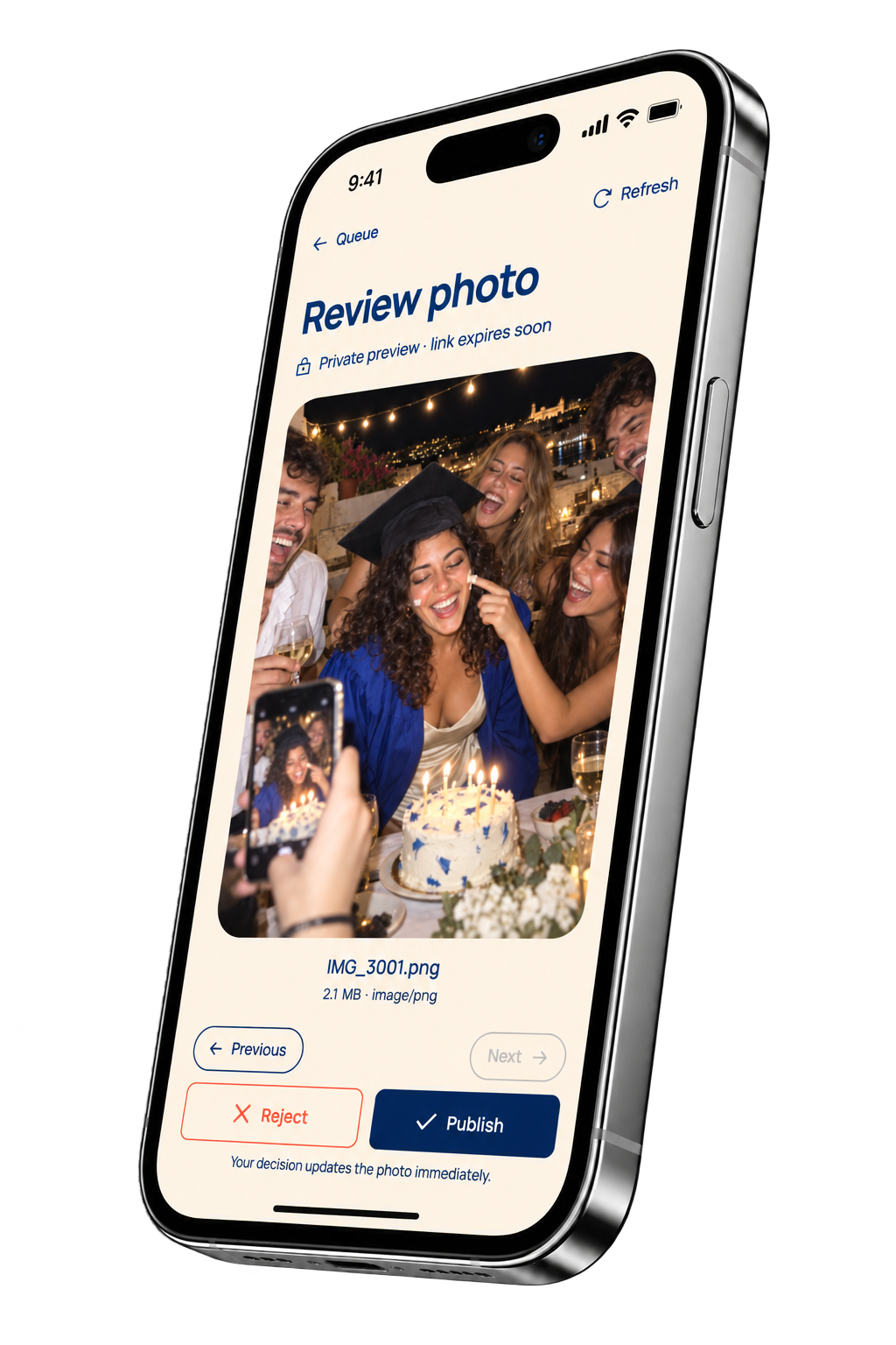 Illustrative preview of a planned shared pozare event photo gallery